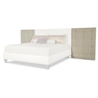 Details King Low Upholstered Wall Panels (Set)